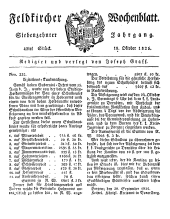 Feldkircher Wochenblatt