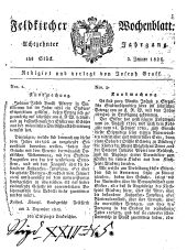 Feldkircher Wochenblatt