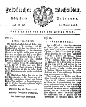 Feldkircher Wochenblatt