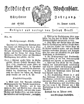 Feldkircher Wochenblatt