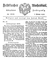 Feldkircher Wochenblatt