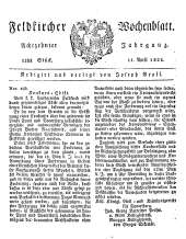 Feldkircher Wochenblatt