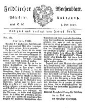 Feldkircher Wochenblatt