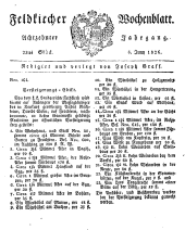 Feldkircher Wochenblatt