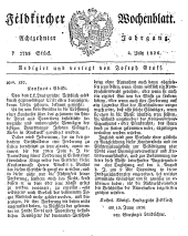 Feldkircher Wochenblatt