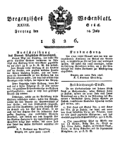 Bregenzer Wochenblatt