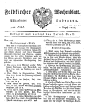 Feldkircher Wochenblatt