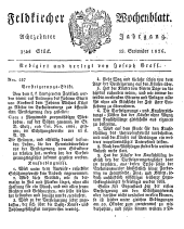 Feldkircher Wochenblatt