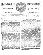 Feldkircher Wochenblatt