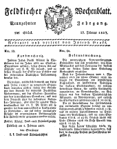 Feldkircher Wochenblatt