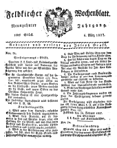 Feldkircher Wochenblatt