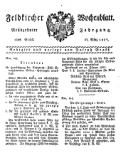 Feldkircher Wochenblatt