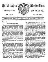 Feldkircher Wochenblatt