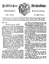 Feldkircher Wochenblatt