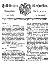 Feldkircher Wochenblatt