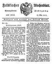 Feldkircher Wochenblatt