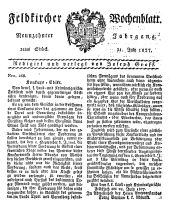 Feldkircher Wochenblatt