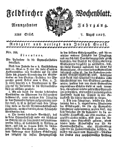 Feldkircher Wochenblatt