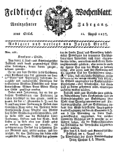 Feldkircher Wochenblatt