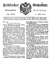 Feldkircher Wochenblatt