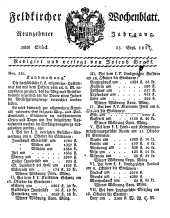 Feldkircher Wochenblatt