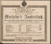 Theater an der Wien - Theaterzettel