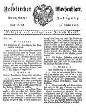 Feldkircher Wochenblatt