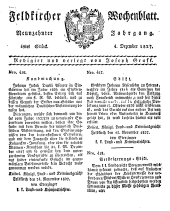 Feldkircher Wochenblatt