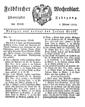 Feldkircher Wochenblatt