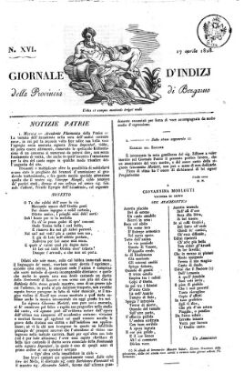 Giornale d'indizi giudiziarj della provincia di Bergamo