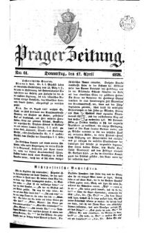 K. K. priv. Prager Zeitung