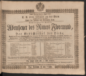 Theater an der Wien - Theaterzettel
