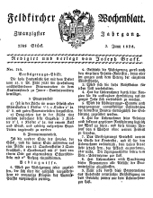 Feldkircher Wochenblatt