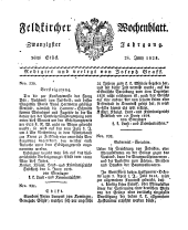 Feldkircher Wochenblatt