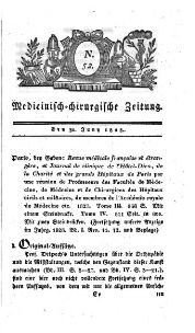 Medicinisch chirurgische Zeitung