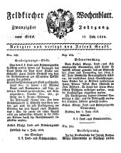 Feldkircher Wochenblatt