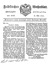 Feldkircher Wochenblatt