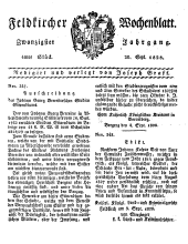 Feldkircher Wochenblatt