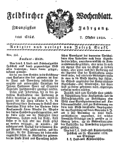 Feldkircher Wochenblatt