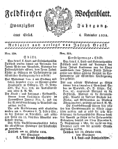 Feldkircher Wochenblatt