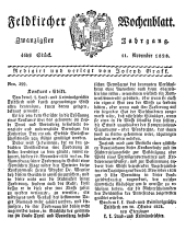 Feldkircher Wochenblatt