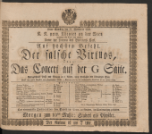 Theater an der Wien - Theaterzettel