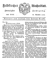 Feldkircher Wochenblatt