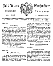 Feldkircher Wochenblatt