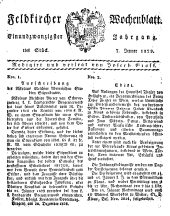 Feldkircher Wochenblatt