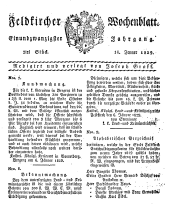 Feldkircher Wochenblatt