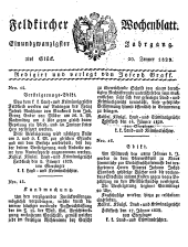 Feldkircher Wochenblatt