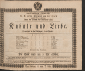 Theater an der Wien - Theaterzettel