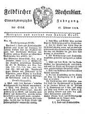 Feldkircher Wochenblatt