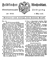 Feldkircher Wochenblatt